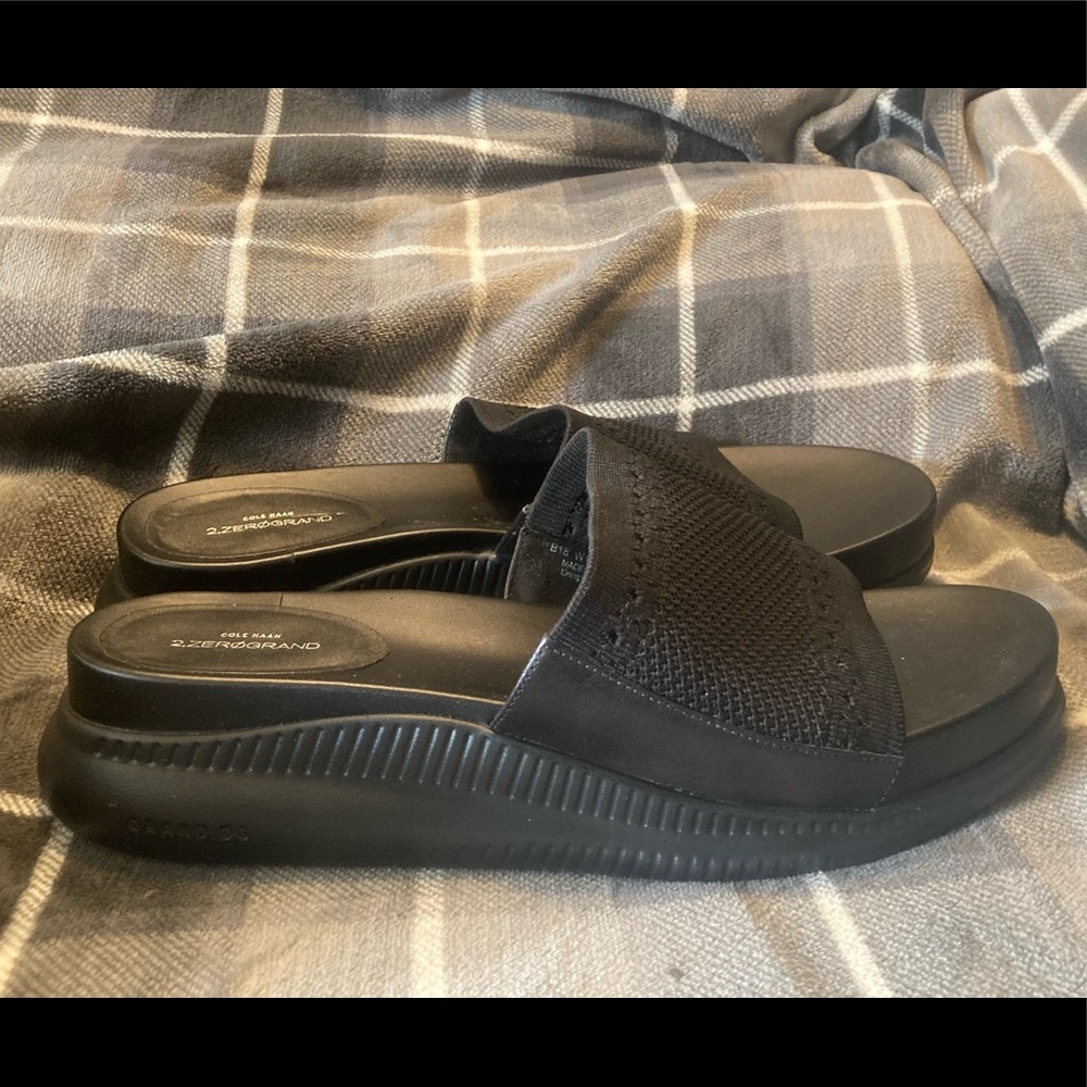 Cole Haan Zerogrand black slide sandal size US 11